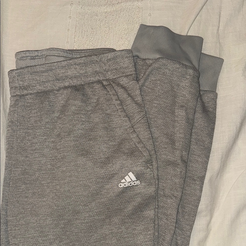 Adidas Kids Charcoal Gray Sweatpants